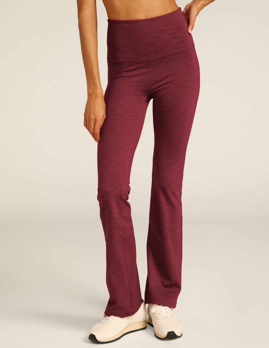 Heather Rib High Waisted Practice Pant Featured Image