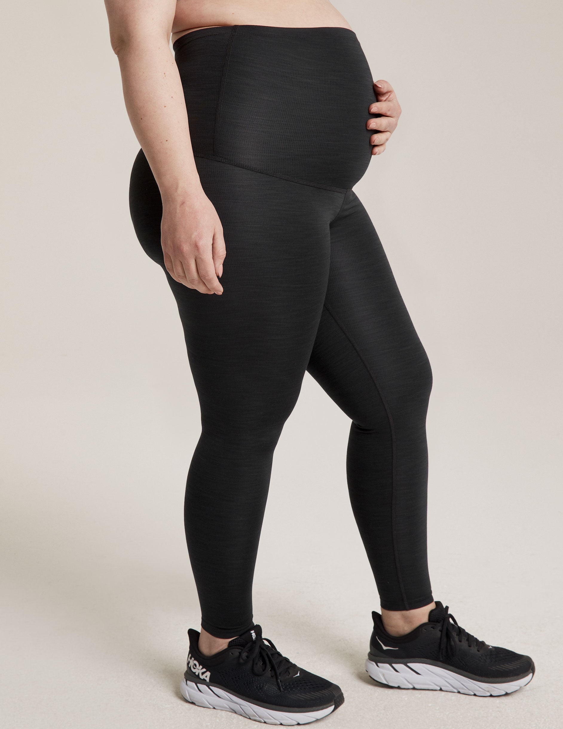 black maternity legging