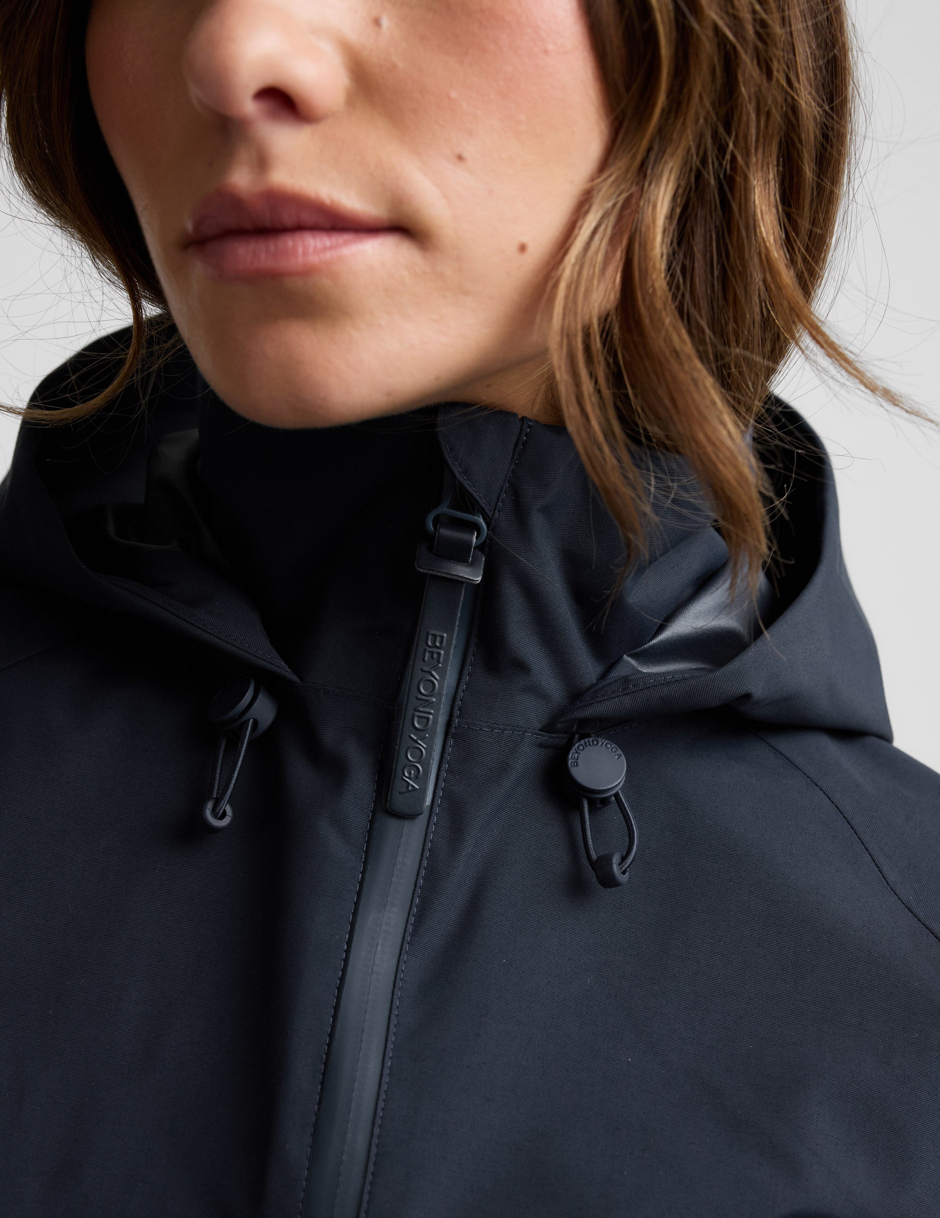 Rain Or Shine Adjustable Hooded Jacket | Beyond Yoga