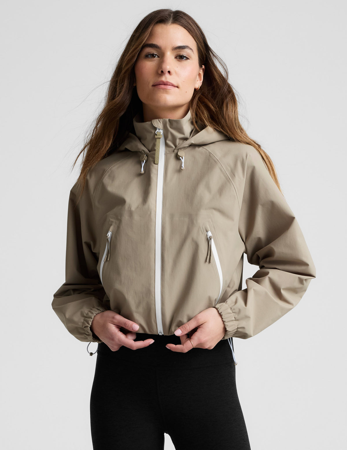 Rain Or Shine Adjustable Hooded Jacket | Beyond Yoga