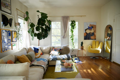 Photo of Kristina's living room