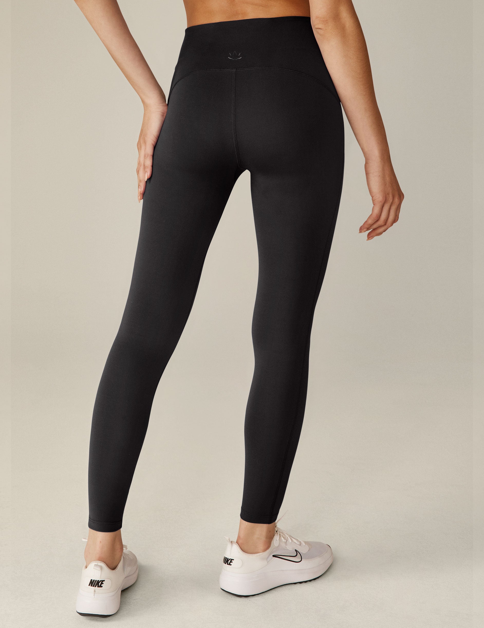 Beyond Yoga Powerbeyond Strive High Waisted Midi Leggings Black