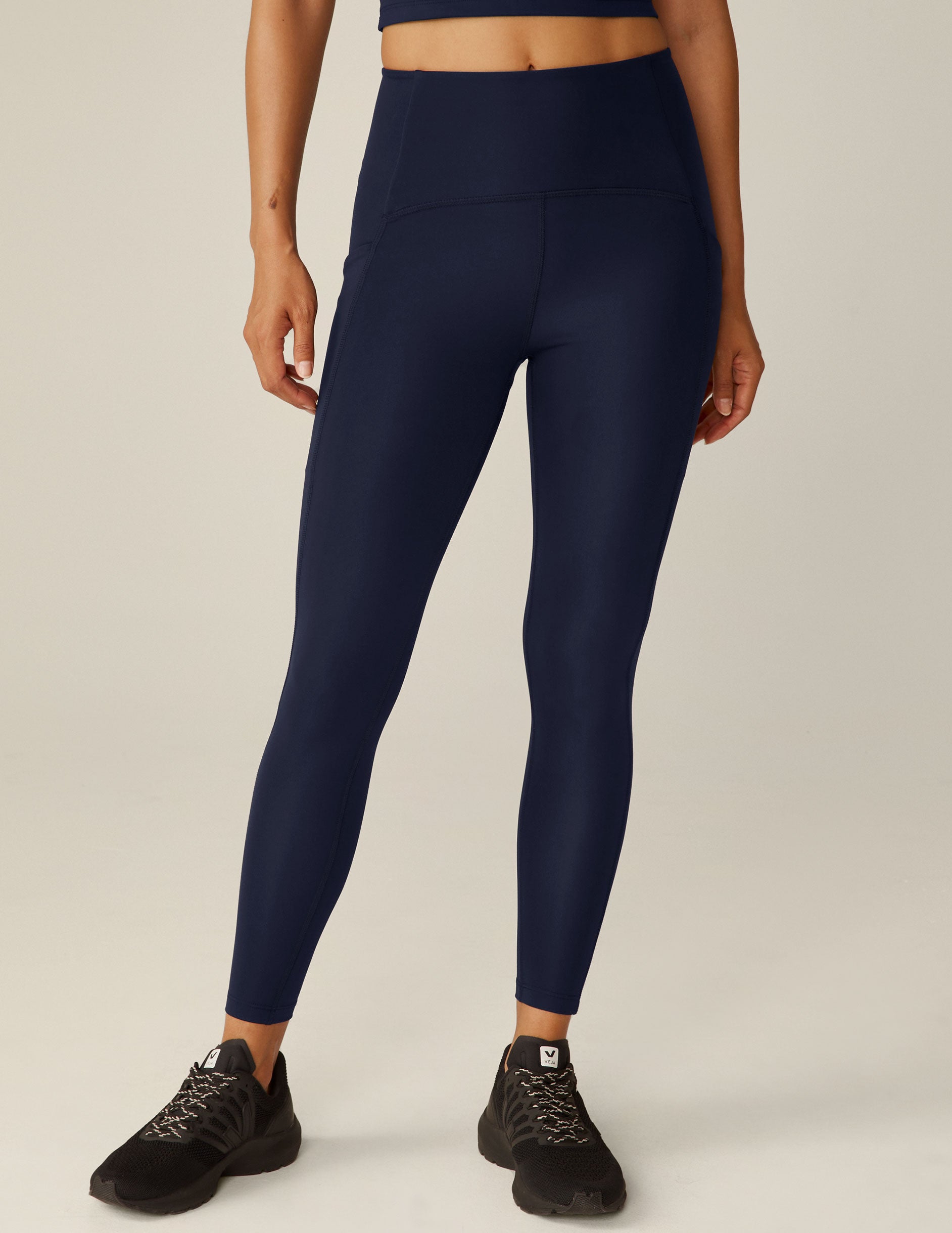 blue midi legging.