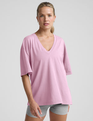 Oversized V-neck Tee