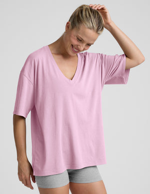 Oversized V-neck Tee