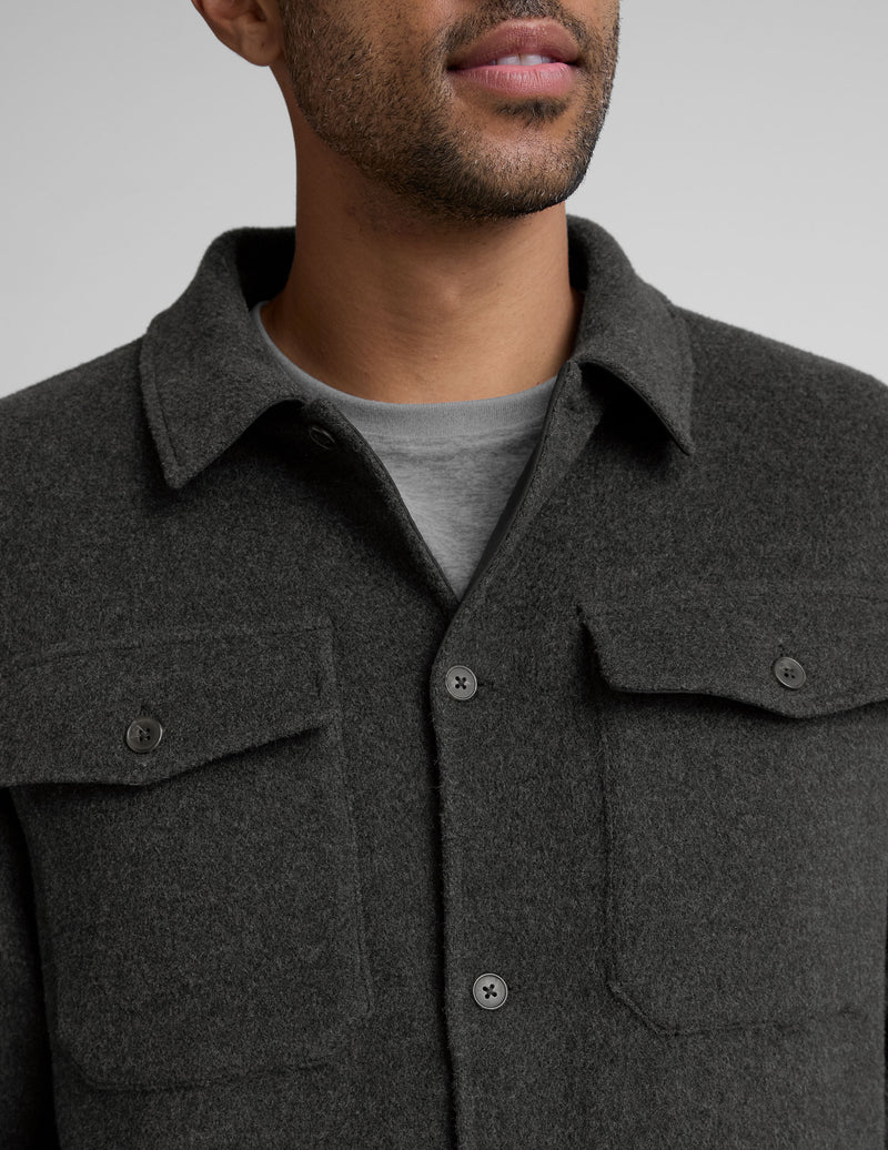 Infinite Wool Men's Shirt Jacket