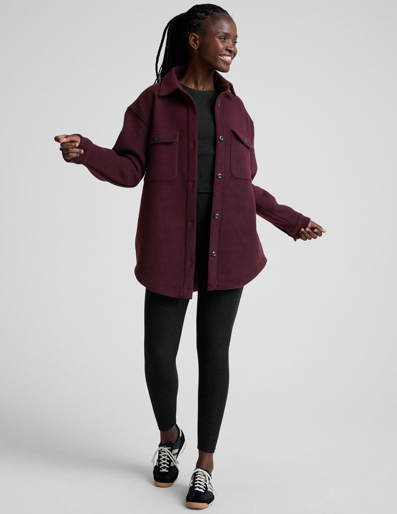 Insulated Wool Shirt Jacket