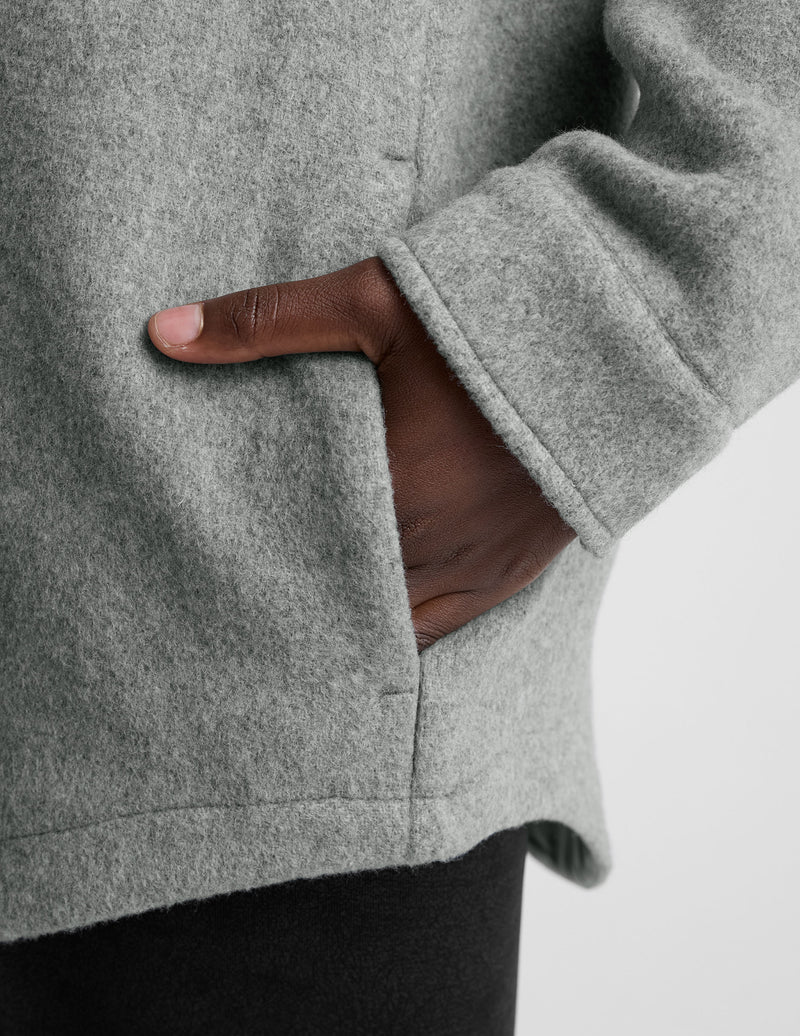 Insulated Wool Shirt Jacket