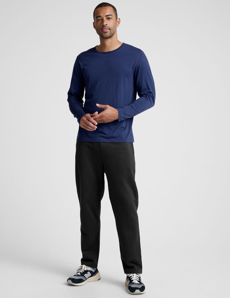 Merino Wool Men's Long Sleeve Crew