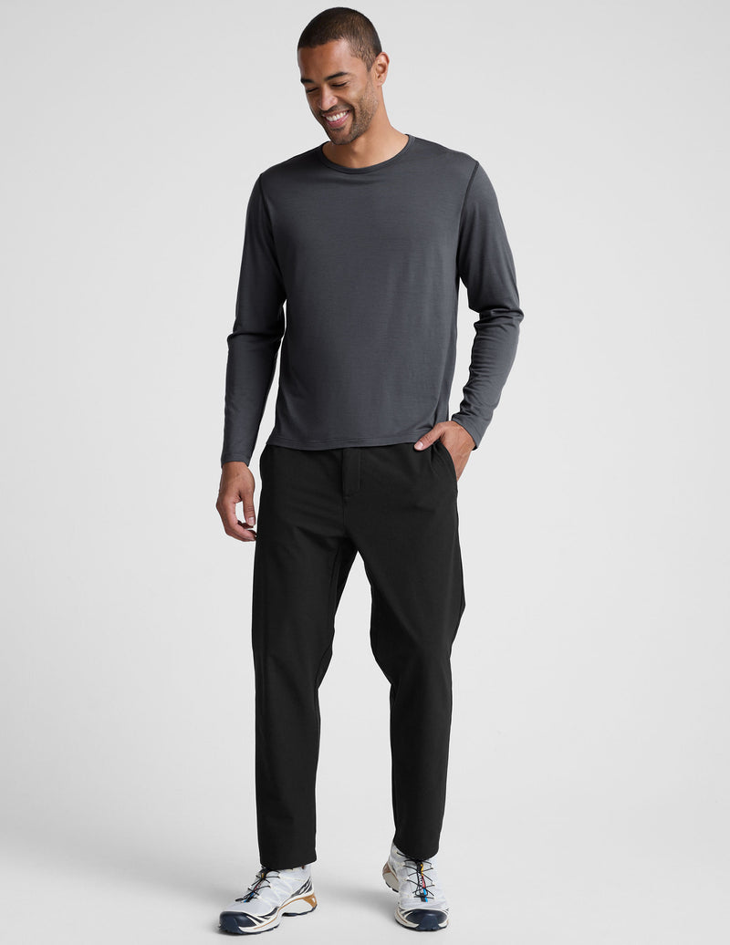 Merino Wool Men's Long Sleeve Crew