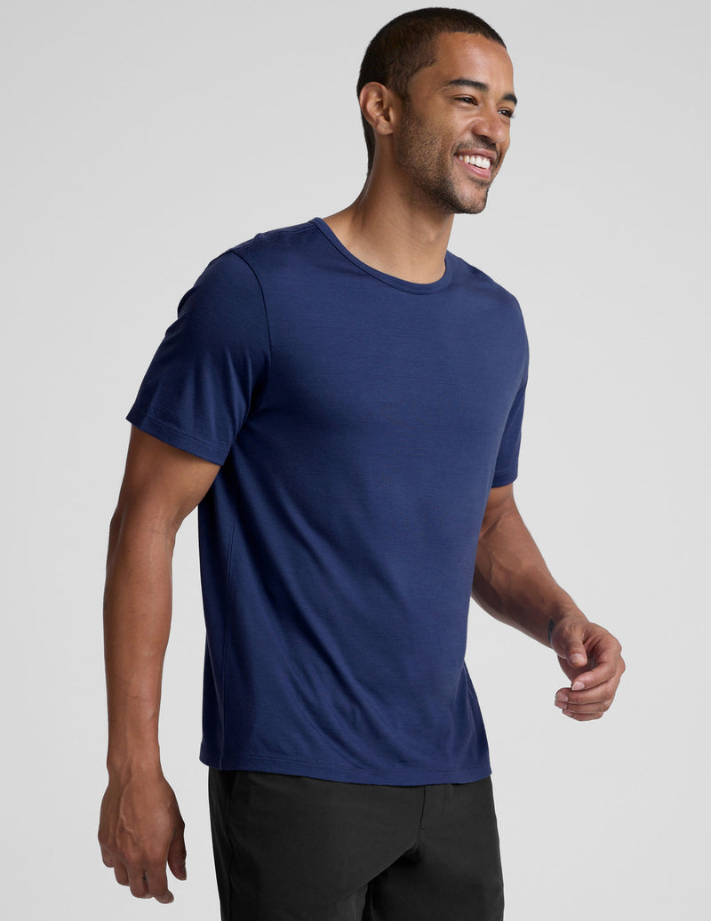 Merino Wool Men's Short Sleeve Crew