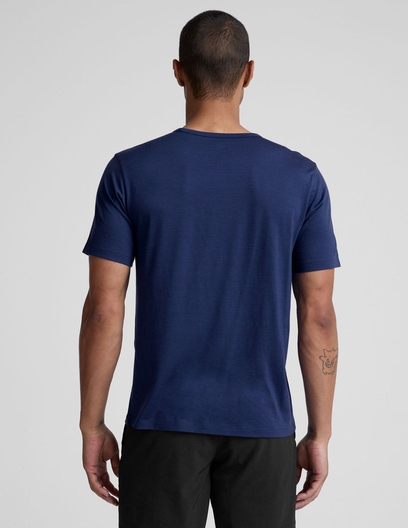Merino Wool Men's Short Sleeve Crew