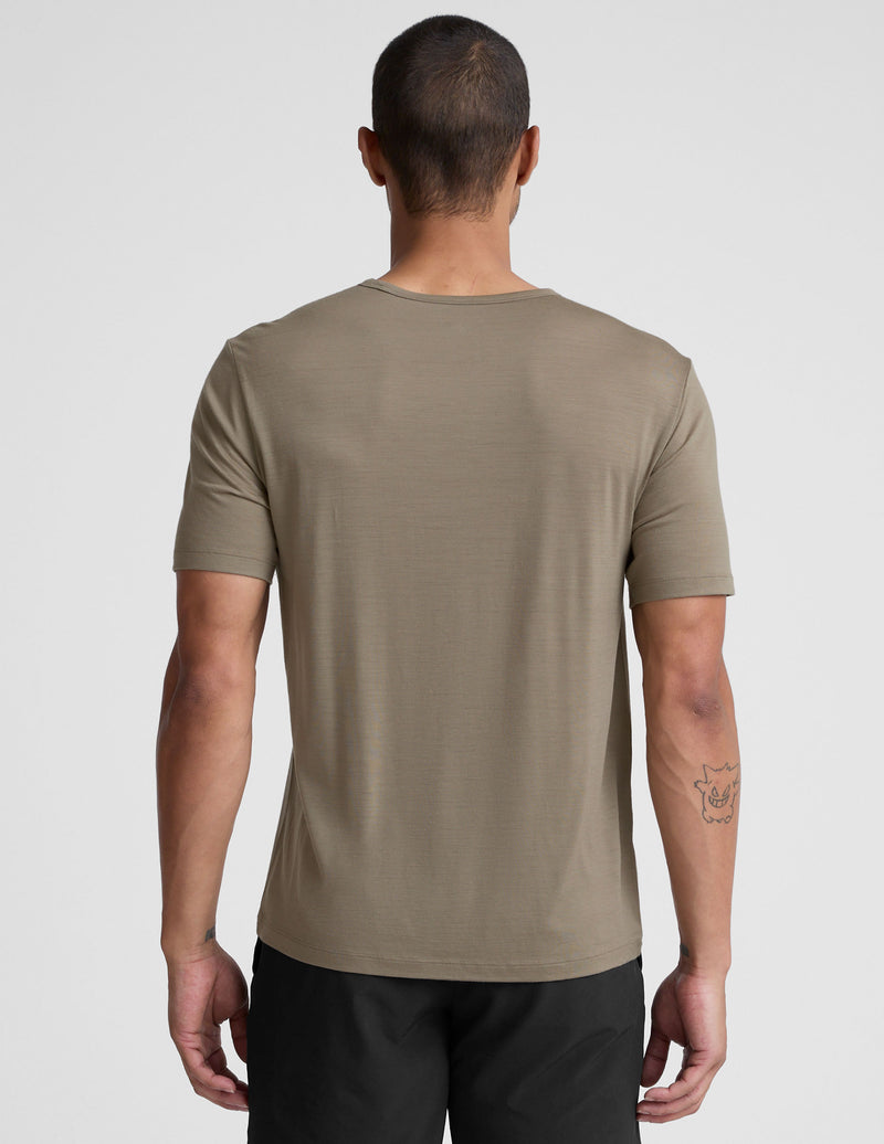 Merino Wool Men's Short Sleeve Crew