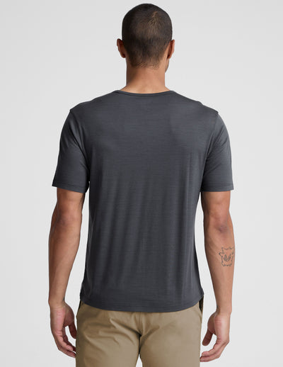 Merino Wool Men's Short Sleeve Crew