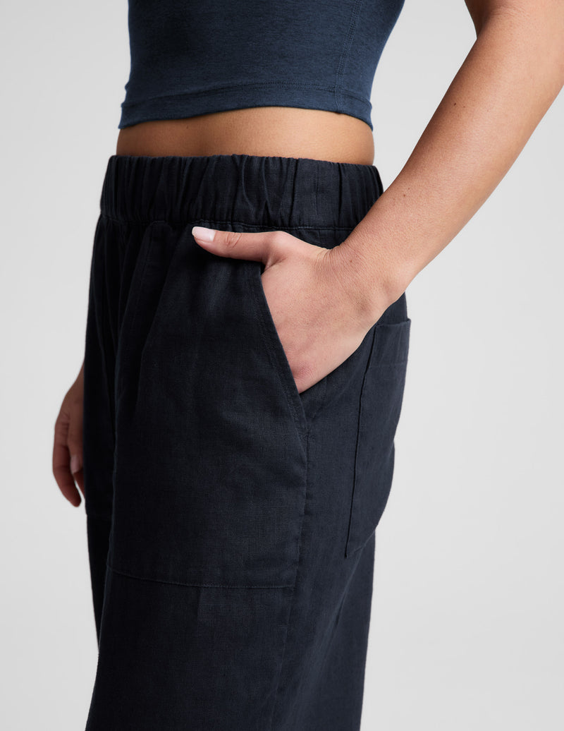 SoftWash Linen Easy Wide Leg Pant 31"