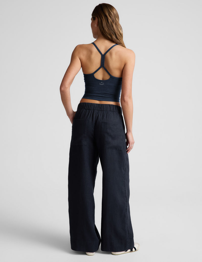 SoftWash Linen Easy Wide Leg Pant 31"