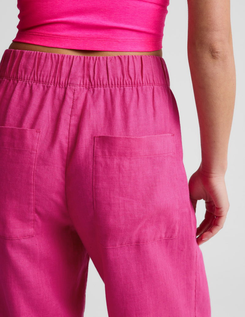 SoftWash Linen Easy Wide Leg Pant 29"