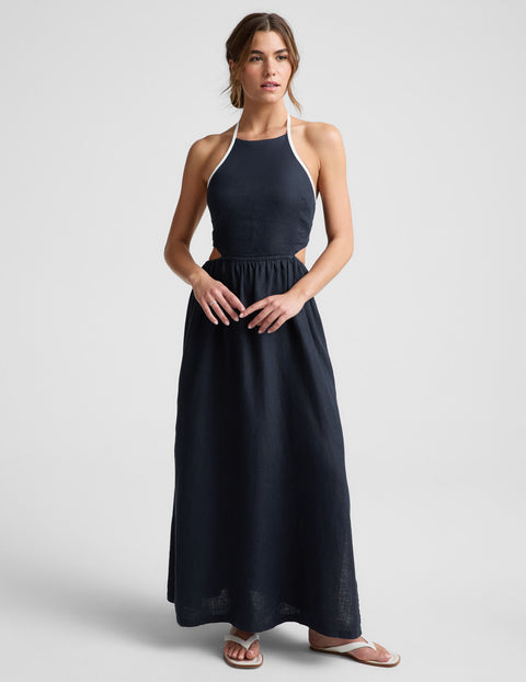 halter neck sleeveless dress ALYSSE MAXI DRESS main image 0