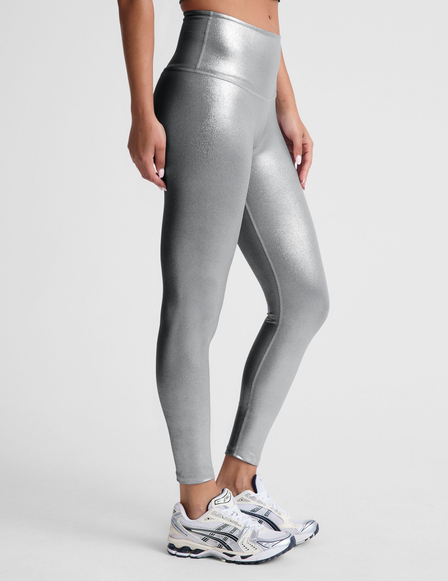 silver midi legging.