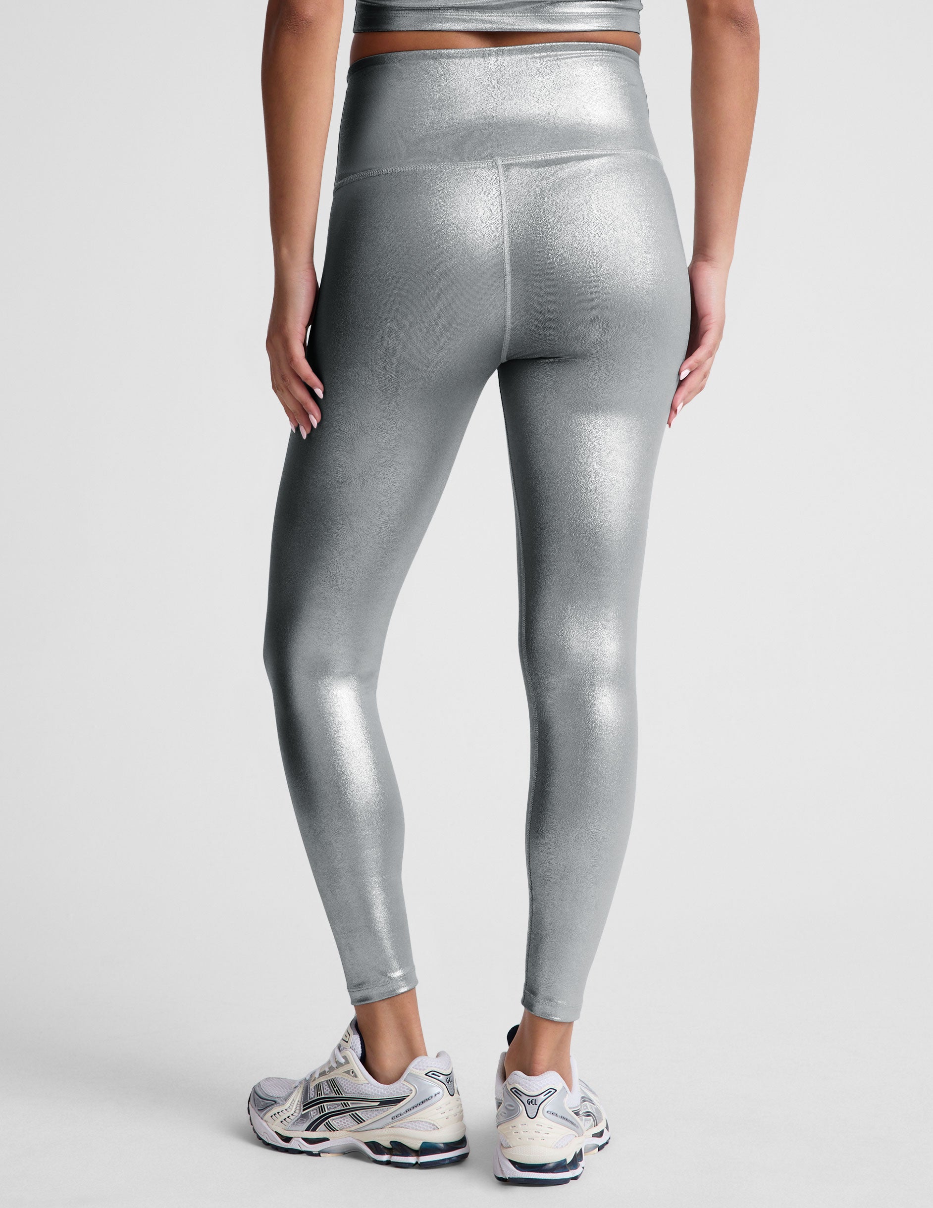 silver midi legging.