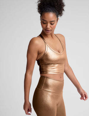 Liquid Foil Copper On The Up Cropped Tank