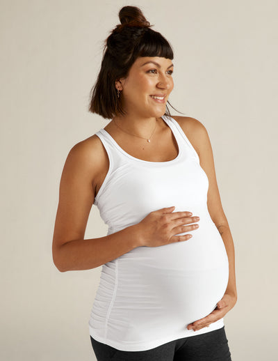 Featherweight Let It Grow Racerback Maternity Tank Image 3