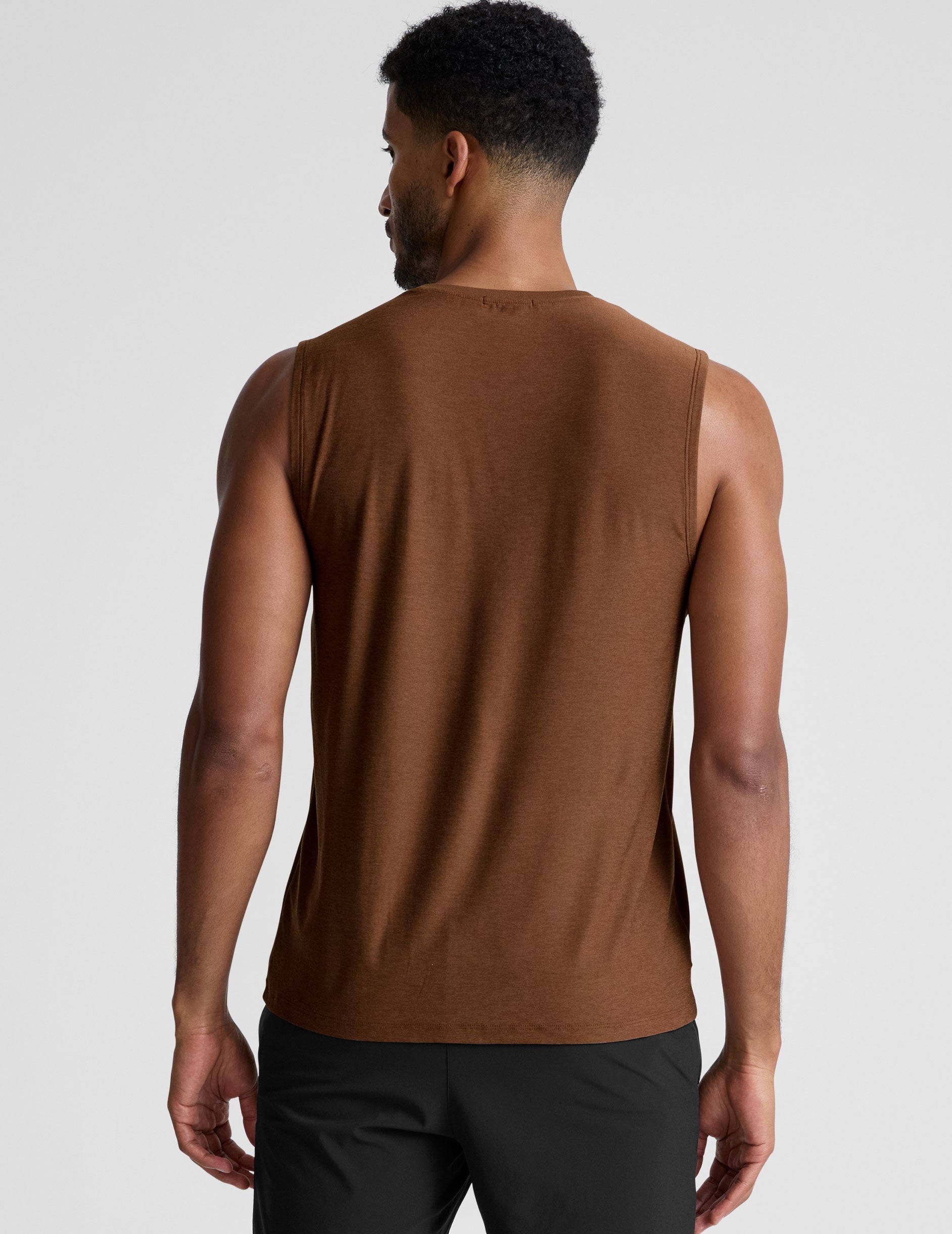 brown mens tank