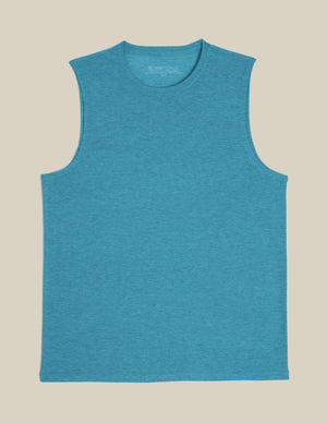 blue mens muscle tank top. 