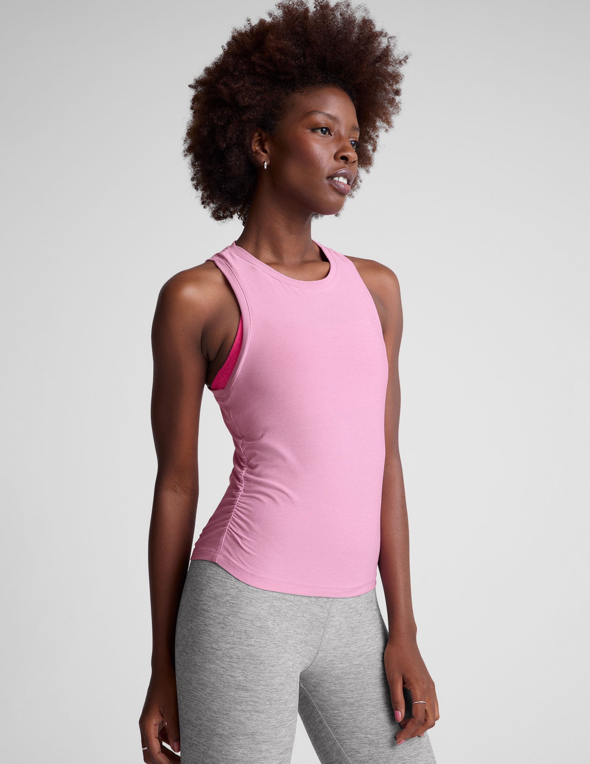 Featherweight Your Fit Shirred Tank