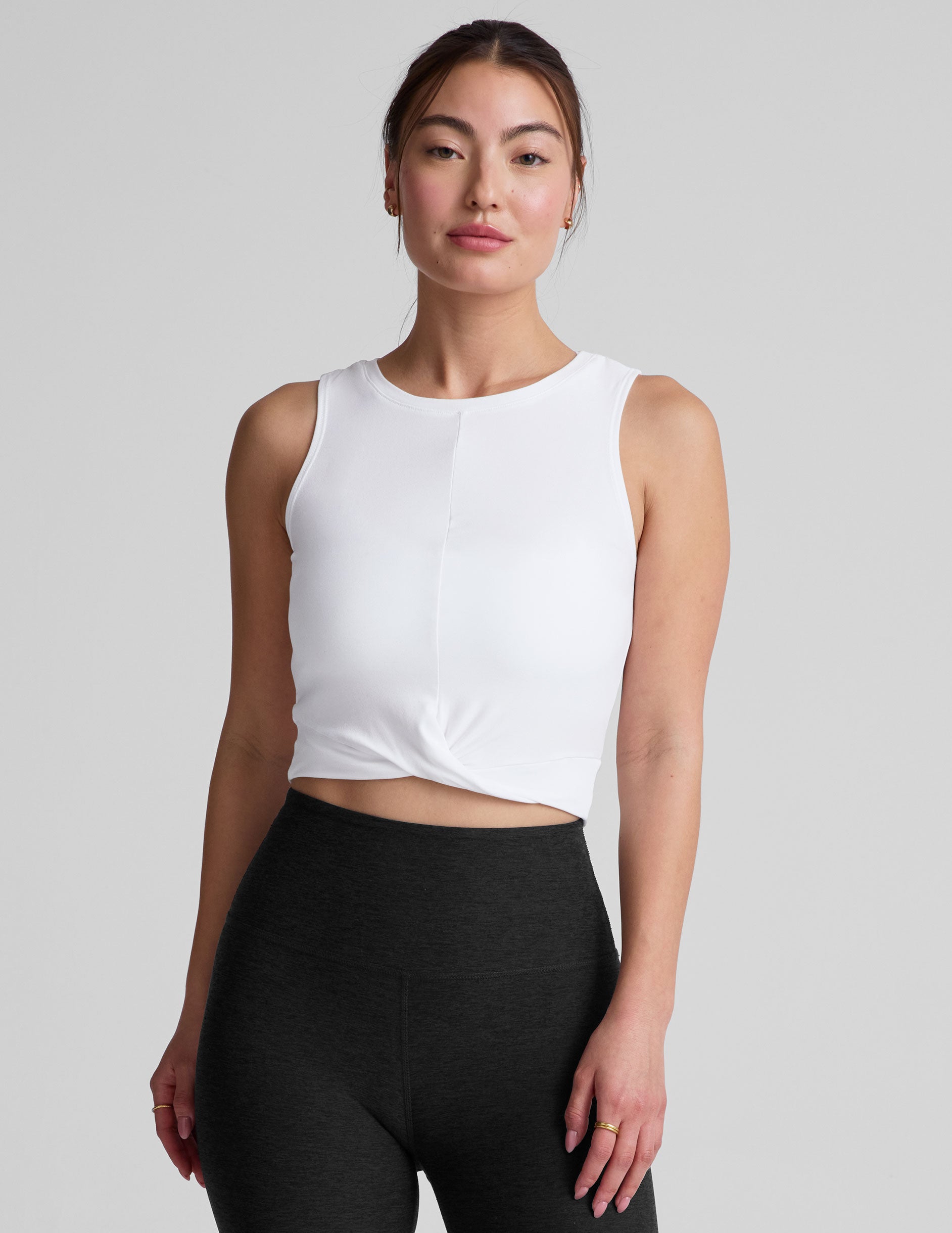 Featherweight Center Stage Cropped Tank