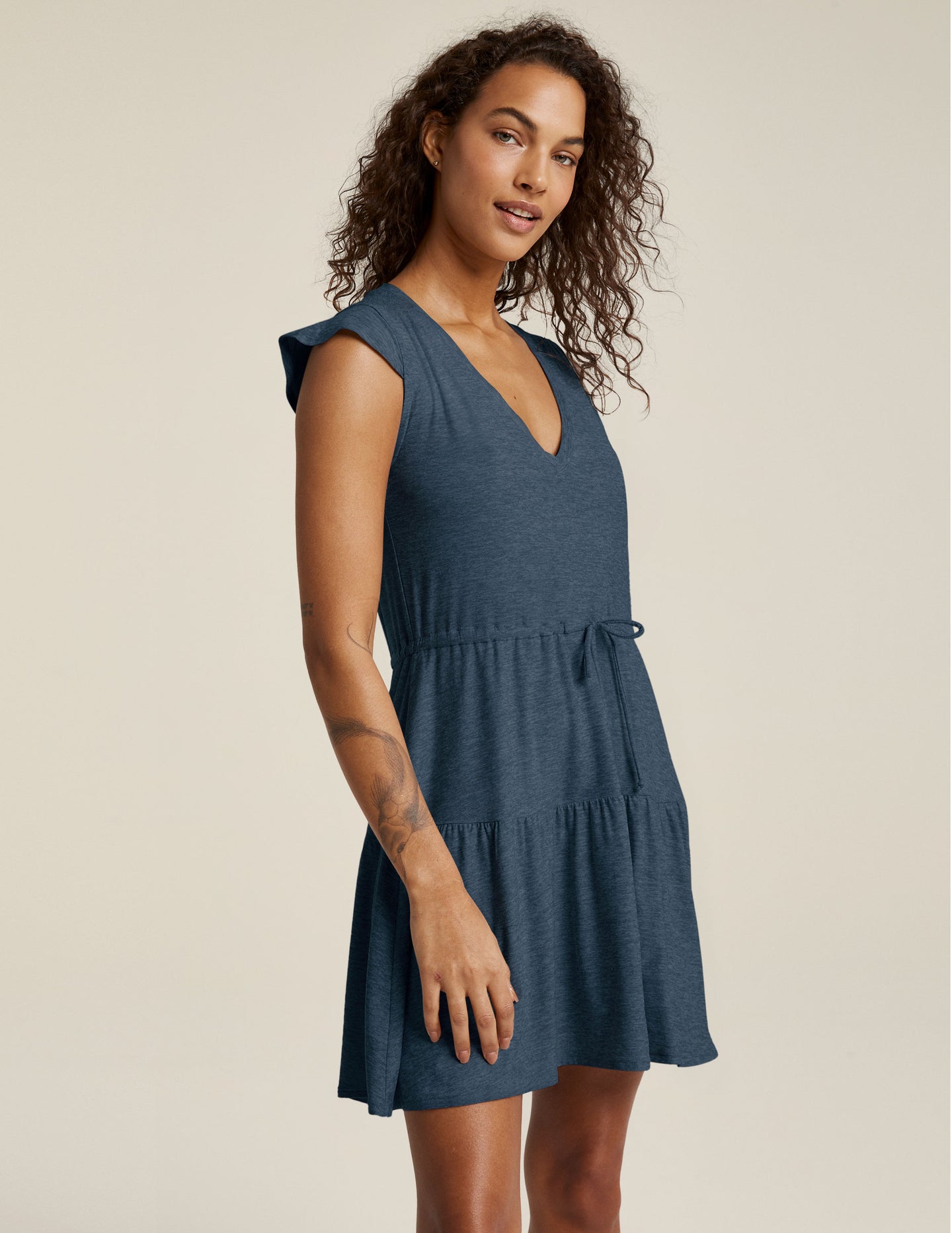Featherweight Out & About Ruffle Dress | Beyond Yoga