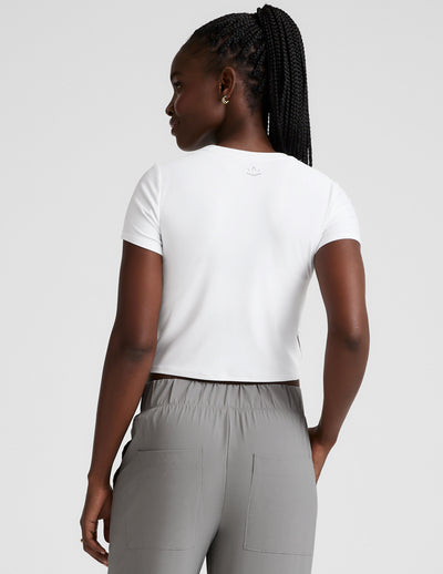 Featherweight Cropped Tee