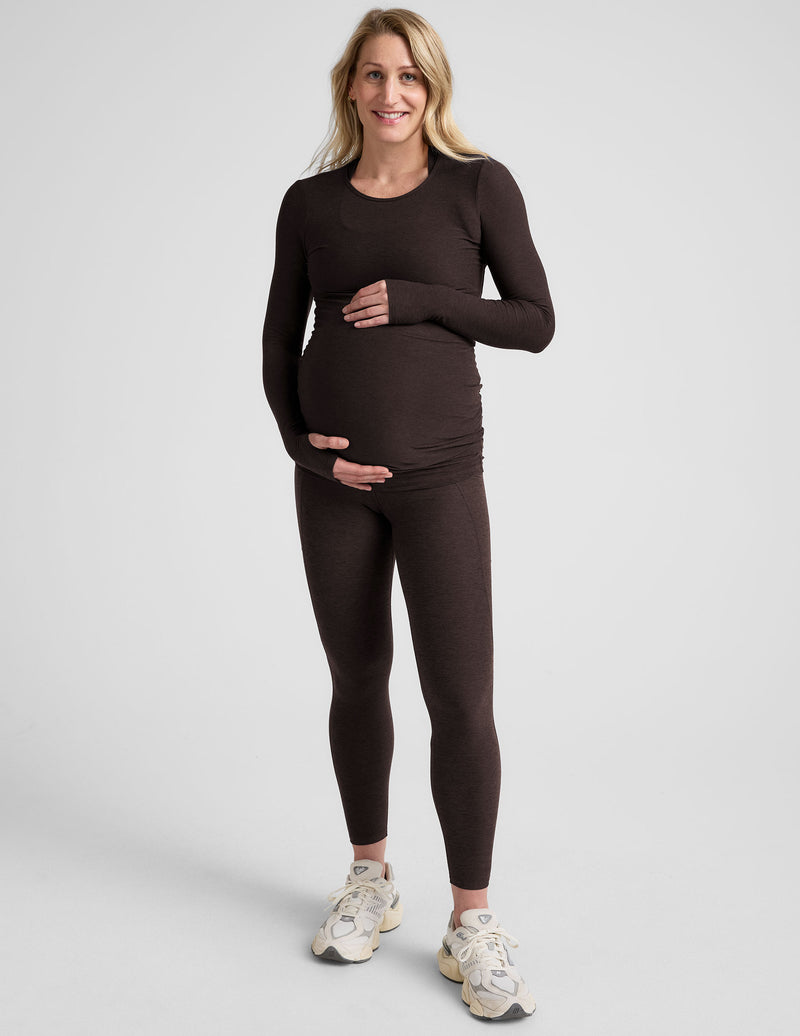 Featherweight Count On Me Maternity Crew Pullover