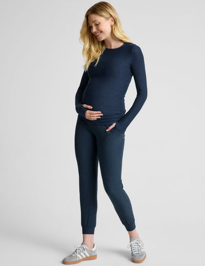 Featherweight Count On Me Maternity Crew Pullover