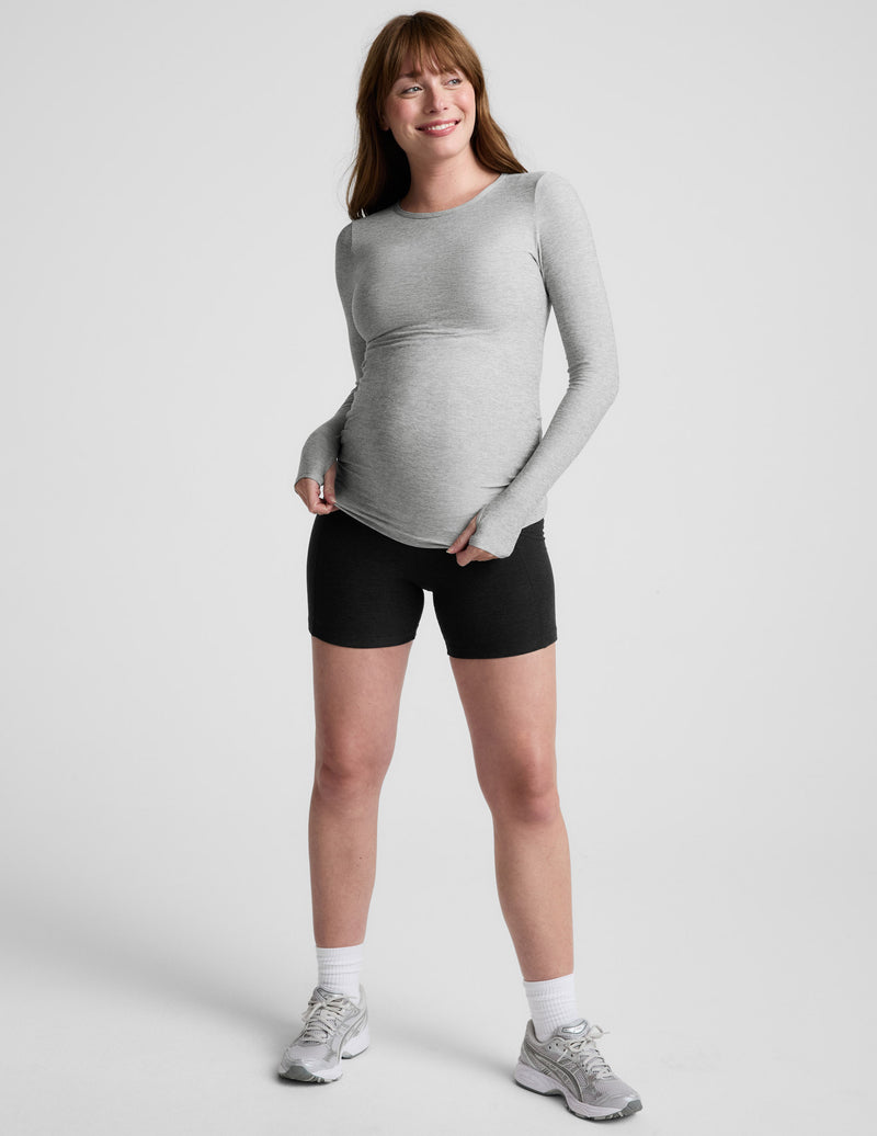 Featherweight Count On Me Maternity Crew Pullover