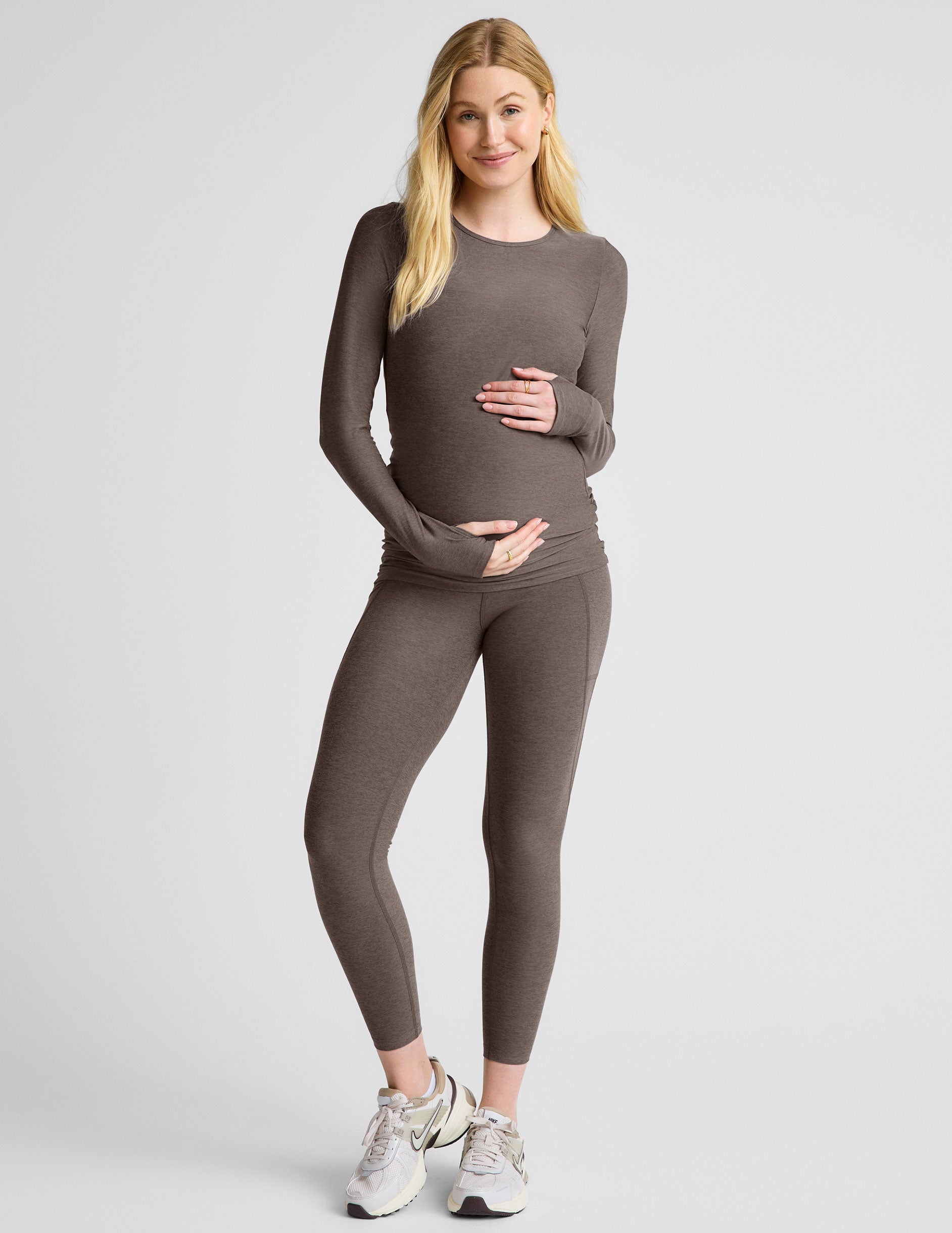 Featherweight Count On Me Maternity Crew Pullover