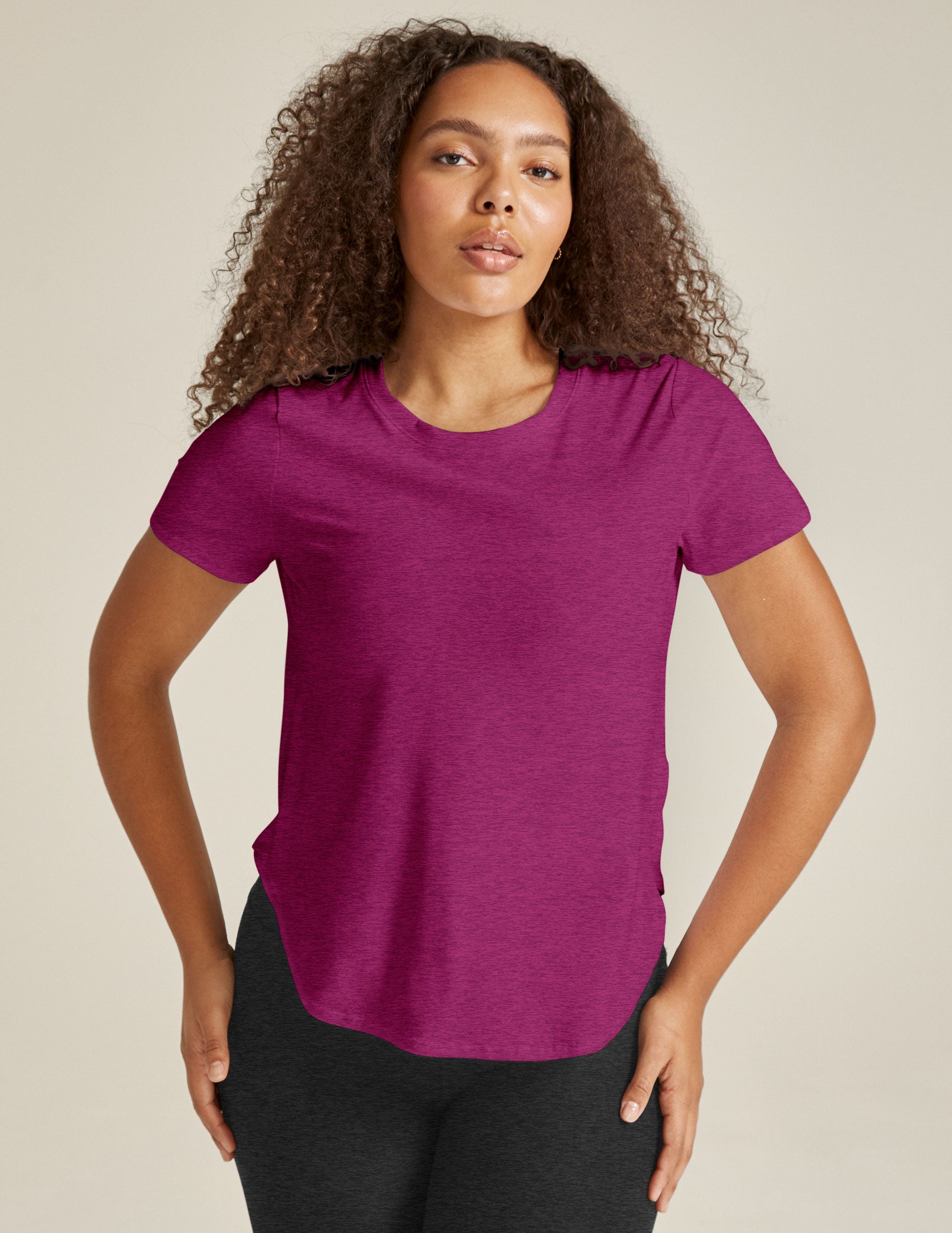 purple relaxed fit t-shirt 