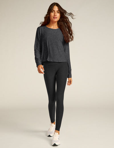 black long sleeve pullover. 