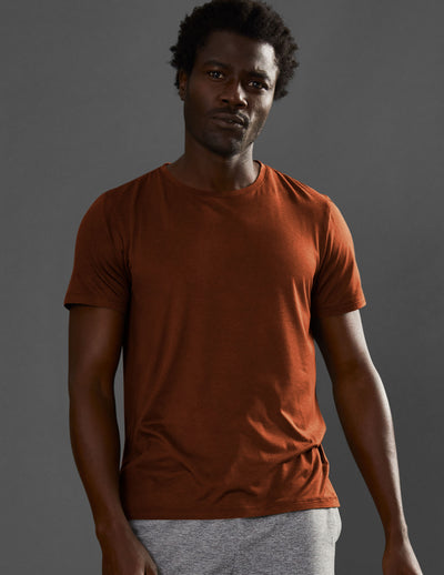 rust mens short sleeve shirt