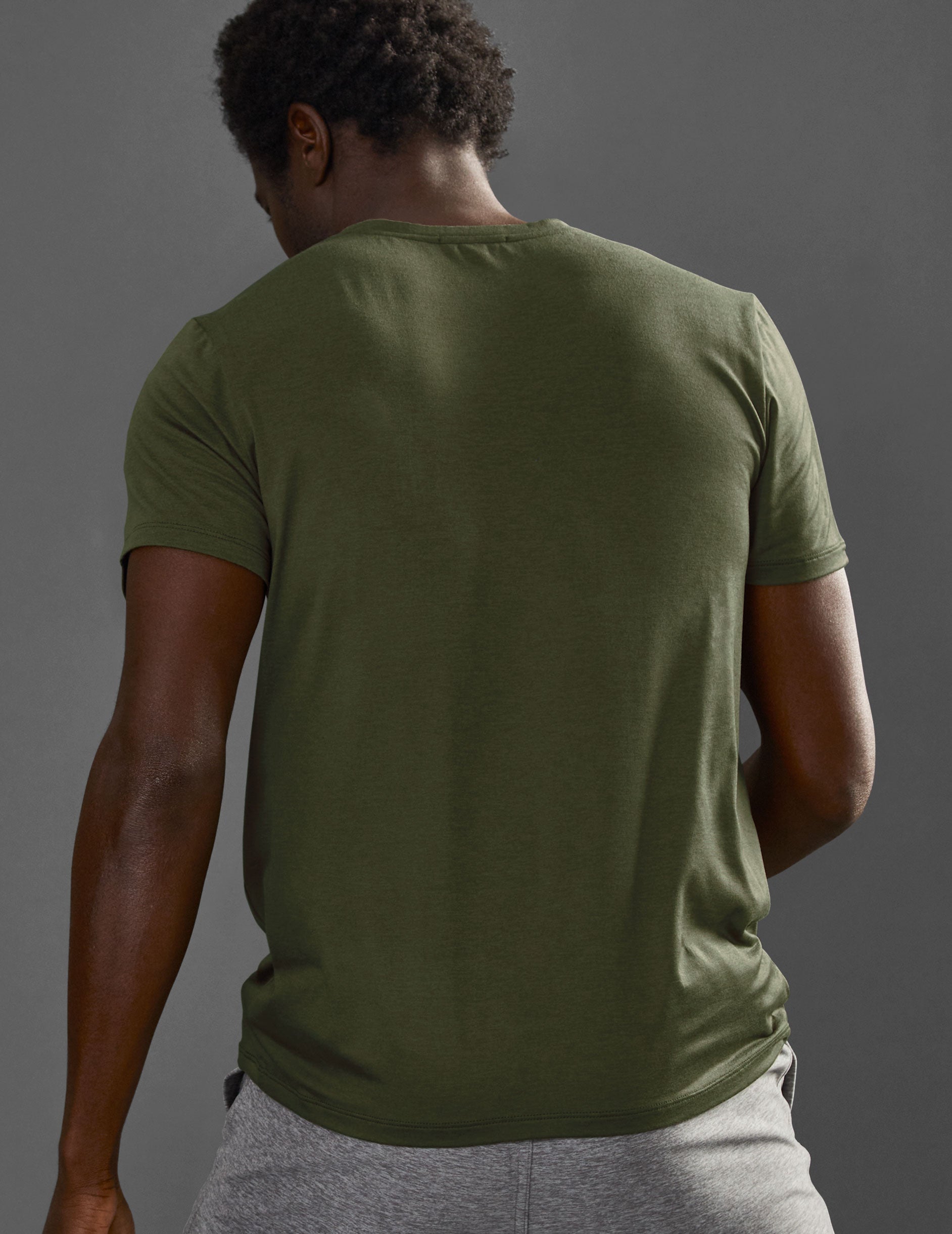 green men's t-shirt