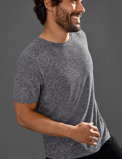 mens gray short sleeve shirt