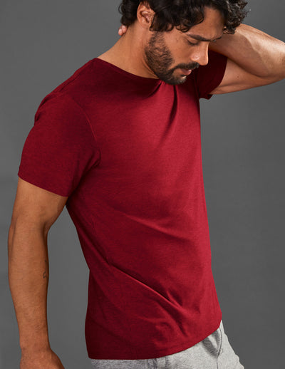 red men's t-shirt