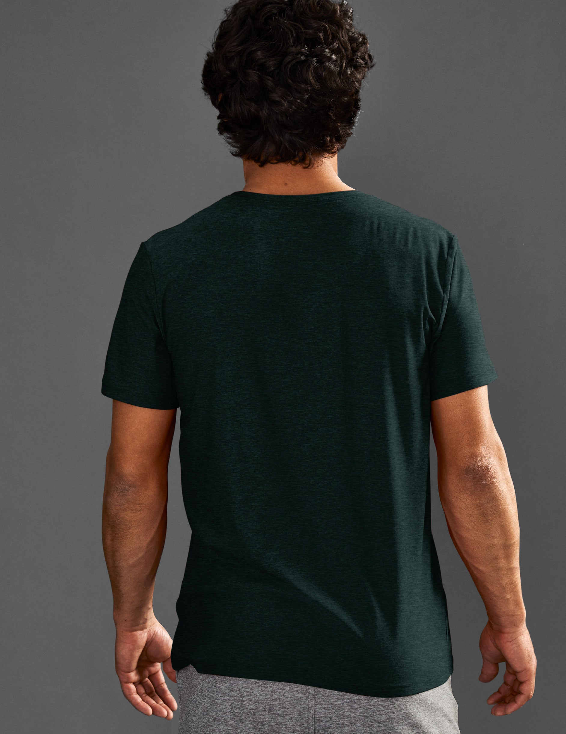 green men's athletic t-shirt. 