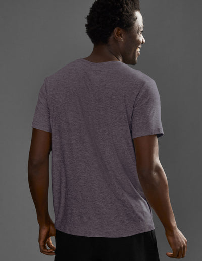purple mens short sleeve shirt