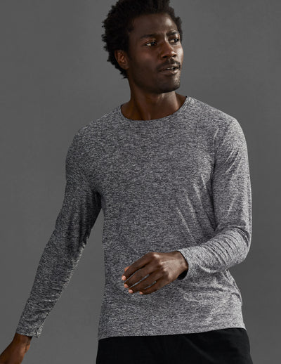 gray mens long sleeve shirt
