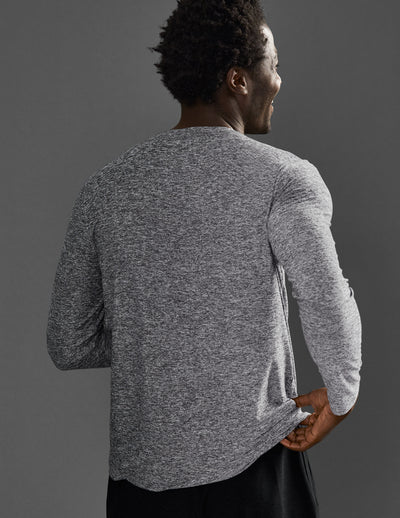 gray mens long sleeve shirt