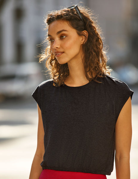 Featherweight Top Priority Cropped Tee
