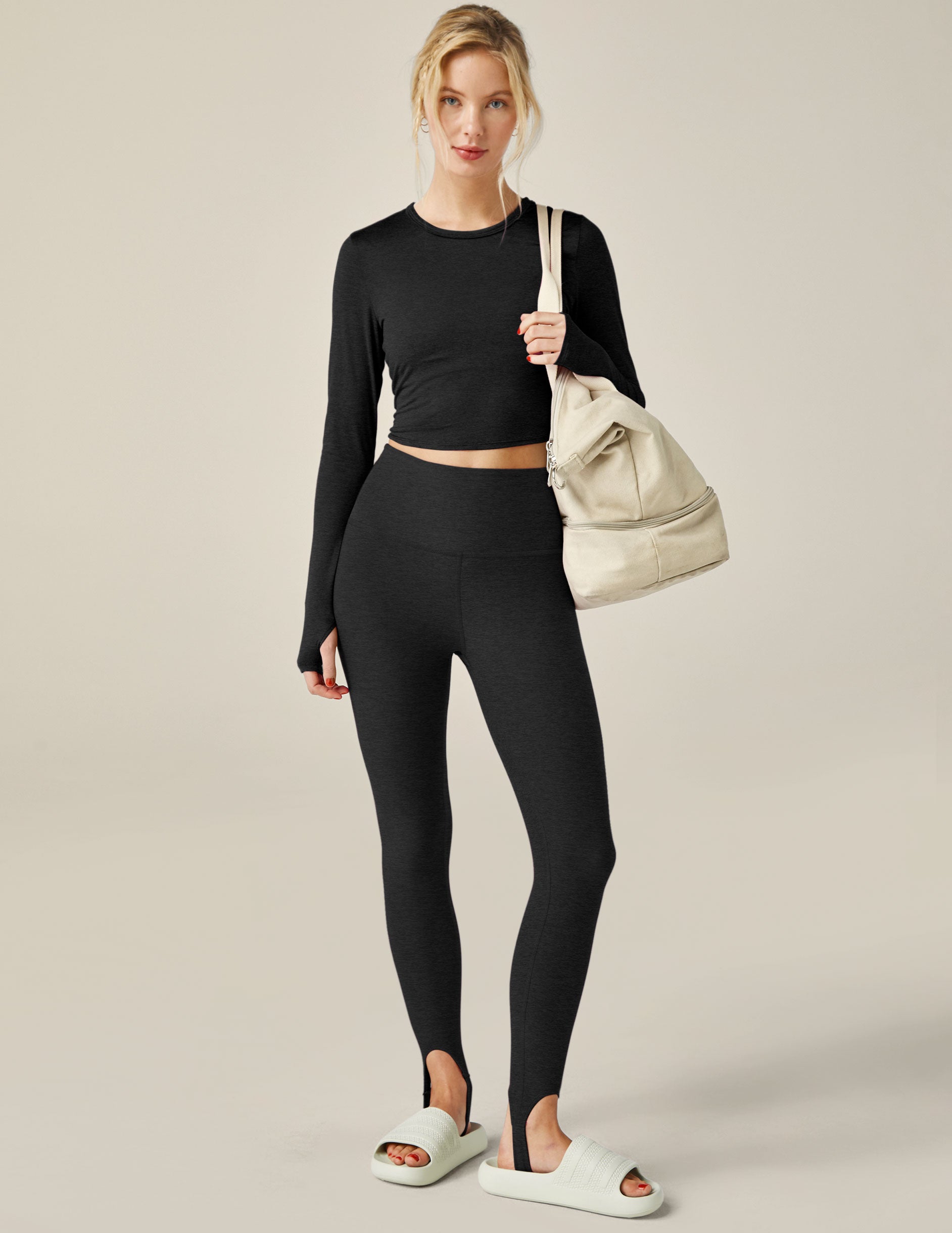 Beyond yoga all hot sale time cropped pullover