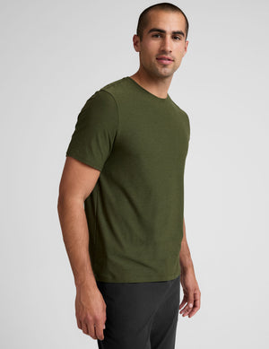 green short sleeve men's t-shirt. 