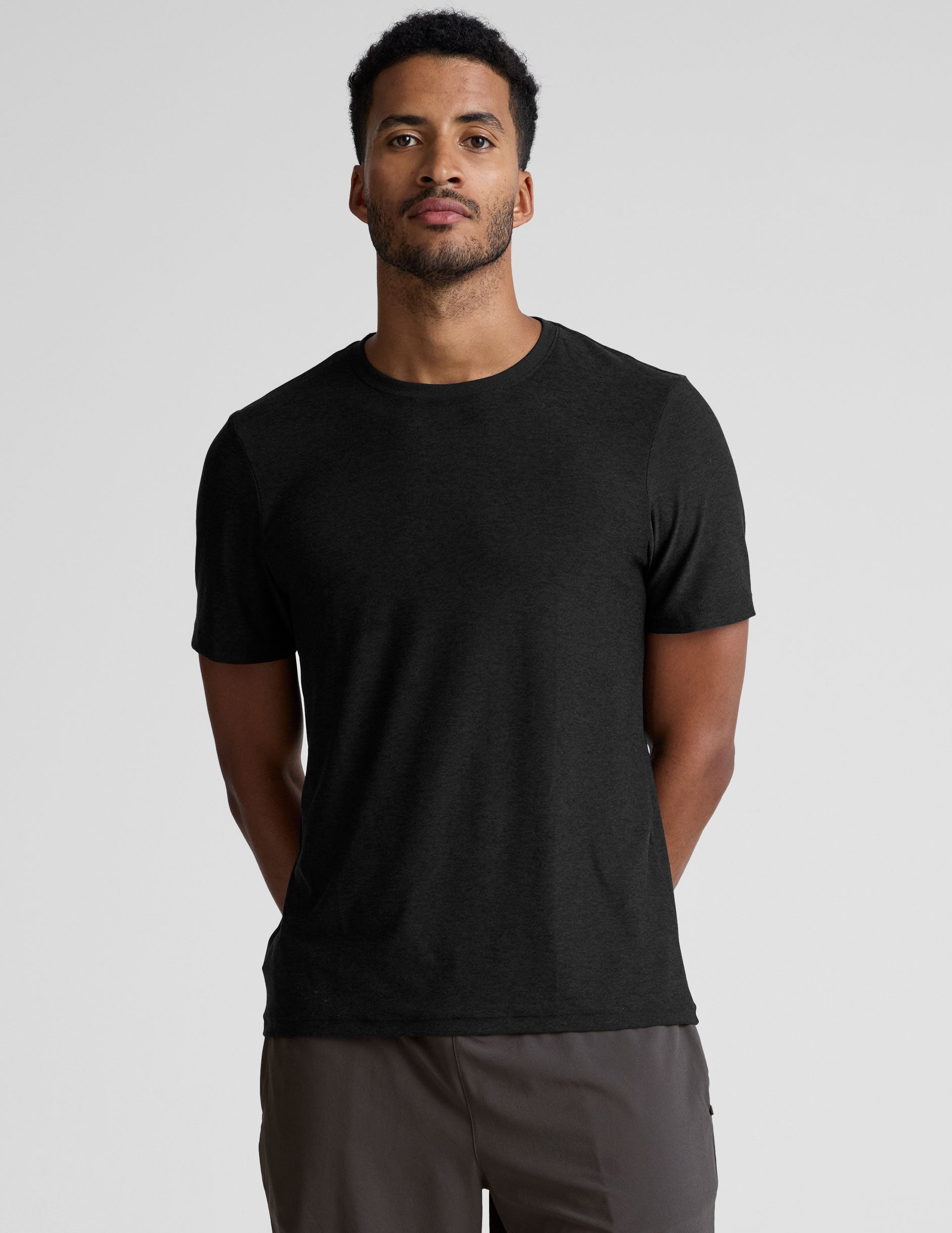 black men's t-shirt.